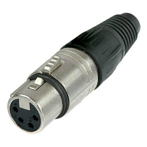 Neutrik 4 Pin XLR Female Connector NC4FX Neutrik 4 Pin XLR Female Connector NC4FX